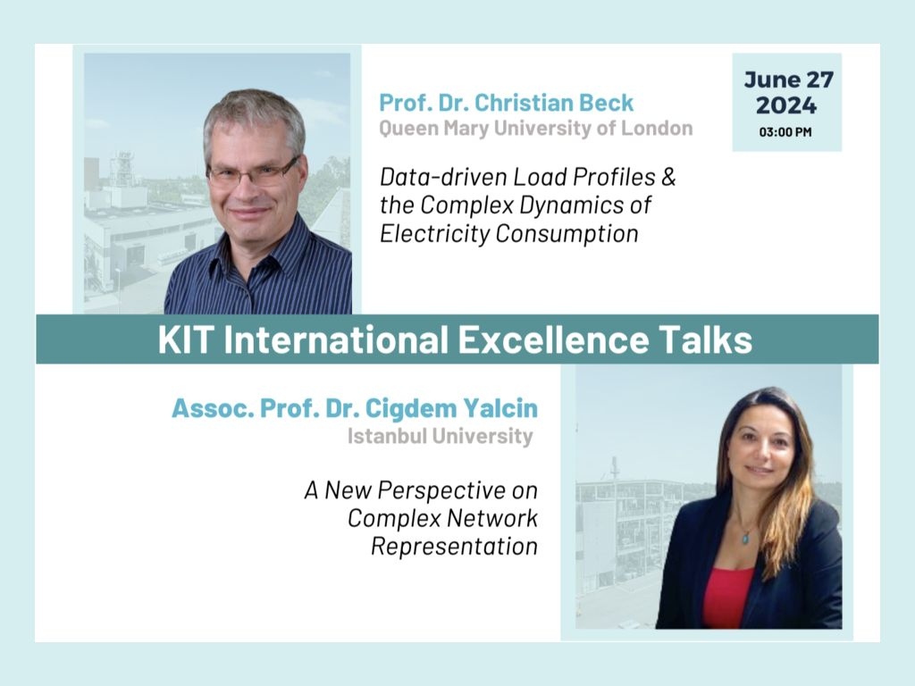 KIT International Excellence Talks mit Prof. Dr. Christian Beck und Assoz. Prof. Dr. Çiğdem Yalçın